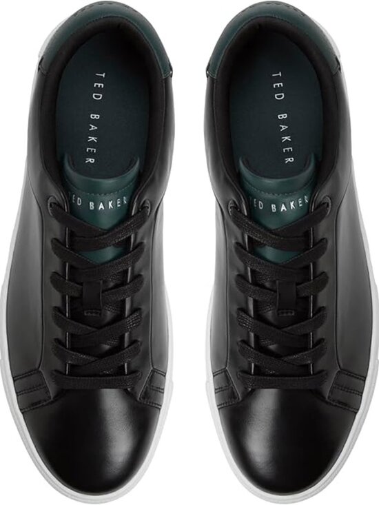 Ted Baker Men\'s Robberto Lace Up Black Leather Shoes, Size 11, New With Box main image 11